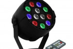 Reflektor PAR LED 12x1 W RGBW Akumulator Pilot