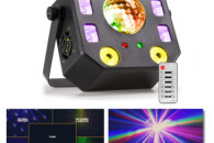 5-Efektów LED Par Disco Kula Laser Strobo UV