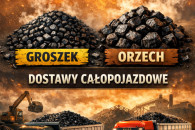Węgiel Orzech i Groszek. Ilości całopojazdowe