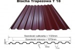 blacha trapez T 18 - 21 zł m2