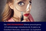Szukamy 2/3 pokojowego mieszkania w Sieradzu